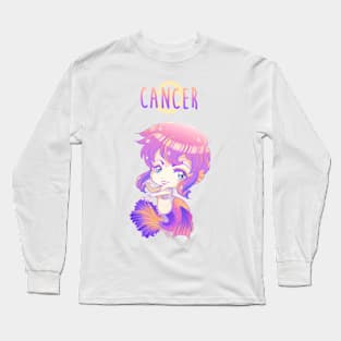 CANCER BETTA MERMAID Long Sleeve T-Shirt